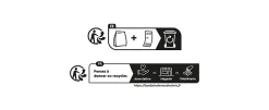 Bouton de meuble arrondi GoodHome Porcelaine Vras bleu Ø3.2cm x p.2.5cm