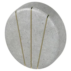 Bouton de meuble arrondi GoodHome Rubian gris Ø4.1 cm x l.4.1 cm x H.4.1 cm