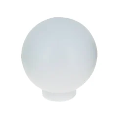 Bouton de meuble arrondi Ferel mat blanc Ø2.7 x l.20,7 cm