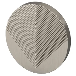 Bouton de meuble arrondi Garlan gris ⌀.34mm x L.34mm