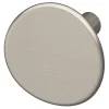 Bouton de meuble arrondi GoodHome Meham gris Ø3.5cm x l.3.2cm x h. 3cm x p.3cm