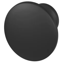 Bouton de meuble arrondi Primel GoodHome mat noir Ø2.9 x l.2,9 mm x h. 2.1 cm