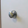 Bouton de meuble arrondi Alaer effet chromé Ø3.7cm x P.2.1cm