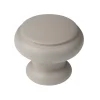 Bouton de meuble bois diamètre 40 mm peint gris lot de 24 piéces
