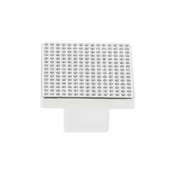 Bouton de meuble carré Diss gris l.3.2cm x h.3.2cm x p.2.2cm