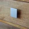 Bouton de meuble carré Maden gris L.54 x l. 54mm