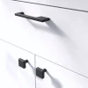 Bouton de meuble Carré Skej GoodHome mat noir Ø3 cm