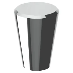 Bouton de meuble cône GoodHome Irvil gris Ø2cm x h. 2.5cm x p.2.5cm