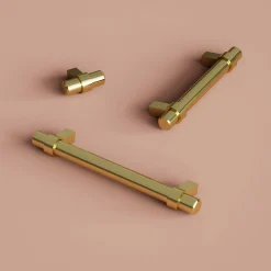 Bouton de meuble en T Kerver GoodHome or Ø4 x l.1,8 x h. 3.4 cm