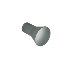 Bouton de meuble en zamac finition chrome mat D 16mm avec vis incluse