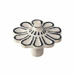 Bouton de meuble fer diamètre 47 mm en fer vieilli patiné beige lot de 24 piéces