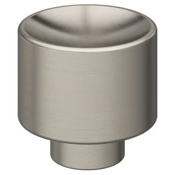 Bouton de meuble GoodHome Prat gris Ø3cm x l.3cm x h.2.8cm x p.2.8cm