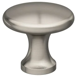 Bouton de meuble GoodHome Prat gris Ø2.9cm x l.2.9cm x h.2.5cm x p.2.5cm