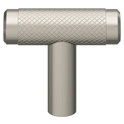 Bouton de meuble GoodHome Irus gris Ø4cm x l.1.2cm x h.3.5cm x p.3.5cm