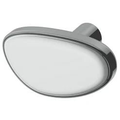 Bouton de meuble GoodHome Armel gris Ø4cm x l.2.1cm x h.3cm x p.3cm