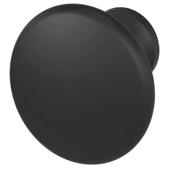 Bouton de meuble GoodHome Prat noir Ø2.9cm x l.2.9cm x h.2.5cm x p.2.5cm