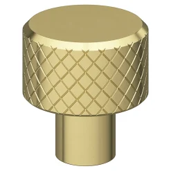 Bouton de meuble GoodHome Irus or Ø2.5cm x l.2.5cm x h.2.6cm x p.2.6cm