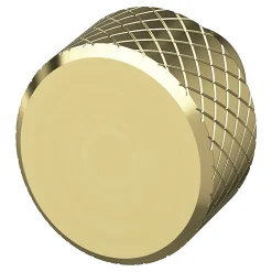 Bouton de meuble GoodHome Irus or Ø2.5cm x l.2.5cm x h.2.6cm x p.2.6cm