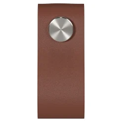 Bouton de meuble Hezo GoodHome Marron foncé l.2,6 x h. 6.4 cm
