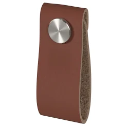 Bouton de meuble Hezo GoodHome Marron foncé l.2,6 x h. 6.4 cm