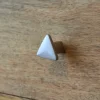 Bouton de meuble Maden effet nickel l.3.3cm x H.3cm x P.2.6cm