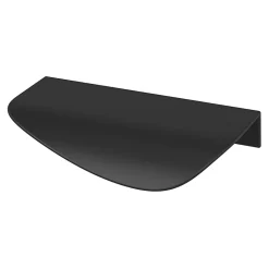 Bouton de meuble Mehaban GoodHome mat noir Ø8cm x l.4.3cm x H.1.3cm x P.1.3cm