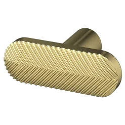 Bouton de meuble ovale GoodHome Garlan or Ø4.5cm x l.1.5cm x h.2.7cm x p.2.7cm
