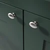 Bouton de meuble ovale Govlin gris ⌀.30mm x L.20mm