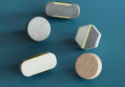 Bouton de meuble ovale Rubian multicolore L.53mm