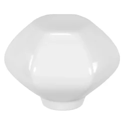 Bouton de meuble Porcelaine Vras GoodHome blanc l.4,5 cm x h. 4.5 cm