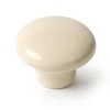 Bouton de meuble porcelaine diamètre 32 mm porcelaine beige lot de 36 piéces