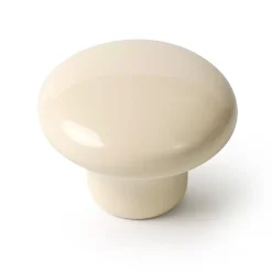 Bouton de meuble porcelaine diamètre 32 mm porcelaine beige lot de 36 piéces