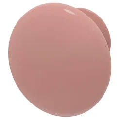 Bouton de meuble rond porcelaine rose GoodHome Ø3,2 x P.2,5 cm