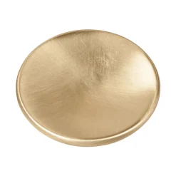 Bouton de meuble zamac diamètre 60 mm laiton satiné lot de 12 piéces