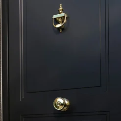 Bouton de porte arrondi GoodHome or Ø. 85mm x l.85 x H. 85mm