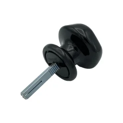 Bouton De Porte D60 mm - En Aluminium NOIR RAL 9005