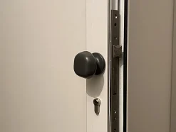 Bouton de Porte D60 mm en Aluminium GRIS ANTIQUE.