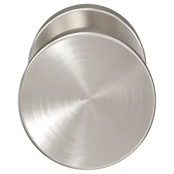 Bouton de porte double champignon GoodHome gris Ø. 48mm x l.48 x H. 44mm
