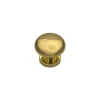 Bouton de porte tournant en laiton D60 mm avec carré d'expansion 7 ou 8 mm - lot de 6 boutons