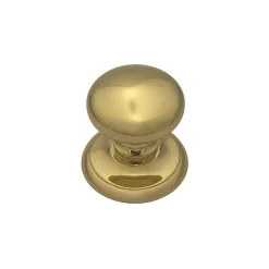 Bouton fixe en Laiton de tirage de porte D70 mm Laiton poli- lot de 6 boutons