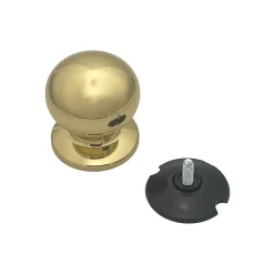 Bouton fixe en Laiton de tirage de porte D70 mm Laiton PVD Haute resistance- lot de 6 boutons