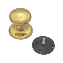 Bouton fixe en Laiton de tirage de porte D70 mm Laiton PVD Haute resistance- lot de 6 boutons