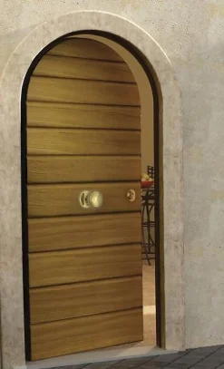 Bouton fixe de tirage de porte en Laiton D70 mm Laiton poli- lot de 6 boutons