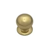 Bouton fixe de tirage de porteLot de 6 D70 mm en Laiton avec système de fixation