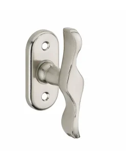 Bouton pour fenêtre Selene, carré 7mm, nickelé satiné - SP
