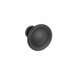 Bouton pour meuble 31 en zamac Varnish black matt