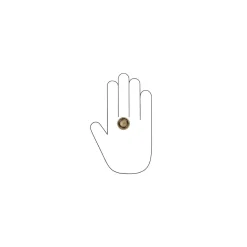 Bouton pour meuble Diamètre 25 en zamac Antique florence