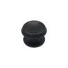 Bouton tirant de porte fixe D80 mm en aluminium Marron foncé - breveté - lot de 6 boutons