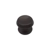 Bouton tirant de porte fixe D70 mm en aluminium Marron foncé - breveté - lot de 6 boutons