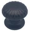 Bouton tirant de porte fixe D60 mm en aluminium Marron foncé - breveté